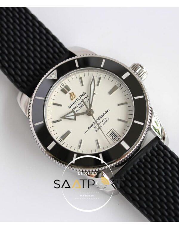 Breitling B20 Superocean Heritage II Otomatik 42mm Siyah Seramik Bezel Beyaz Kadran ETA