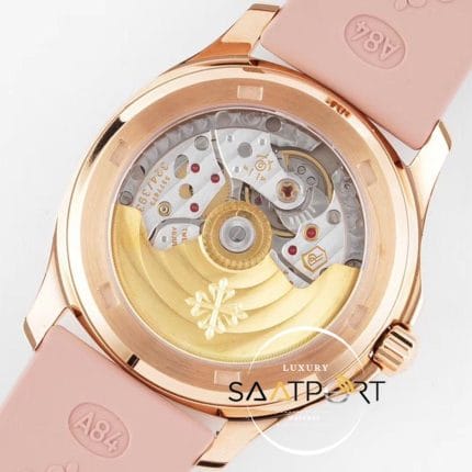 Patek Philippe Aquanaut Luce Haute Joaillerie Ladies 5072R Taşlı Gül Kadran