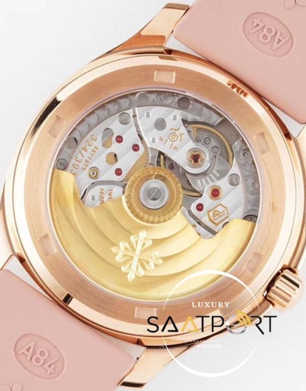 Patek Philippe Aquanaut Luce Haute Joaillerie Ladies 5072R Taşlı Gül Kadran
