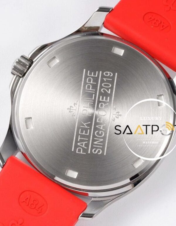 Patek Philippe Lady Aquanaut Luce 5067A Taşlı Bezel Kırmızı Kadran