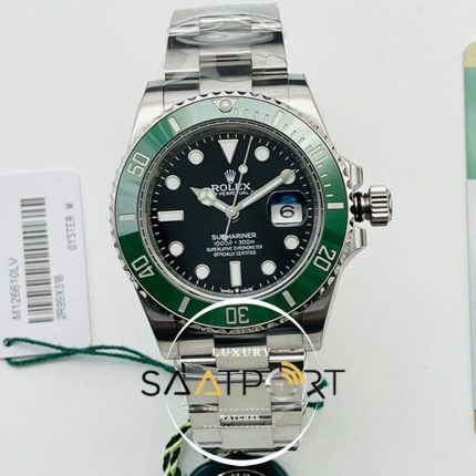 Rolex Submariner 126610LV Kermit VS Factory 41mm 3235 Seramik Yeşil Bezel Super Clone ETA