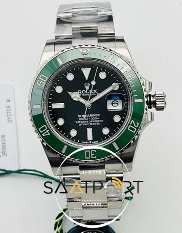 Rolex Submariner 126610LV Kermit VS Factory 41mm 3235 Seramik Yeşil Bezel Super Clone ETA