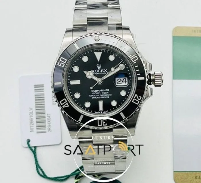 Rolex Submariner 126610LN VS Factory 41mm 3235 Seramik Siyah Bezel Super Clone ETA