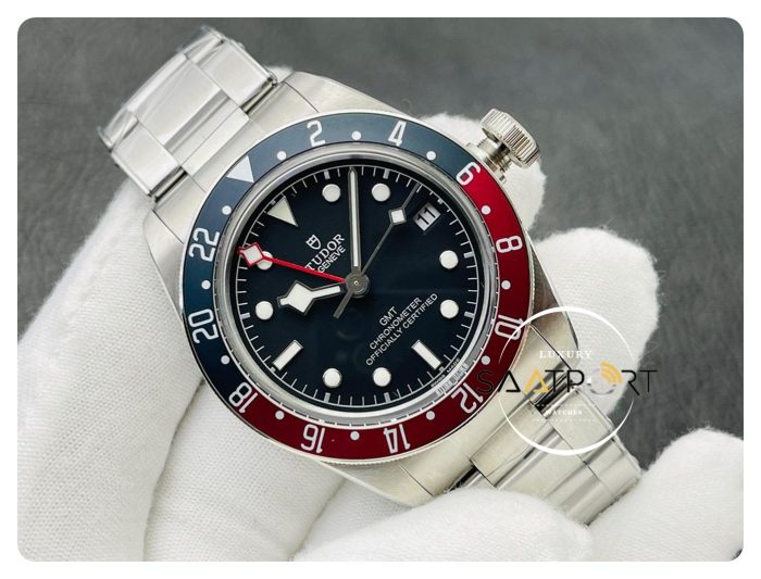 Tudor Heritage Black Bay GMT 79830RB Kırmızı Mavi Bezel Super Clone ETA