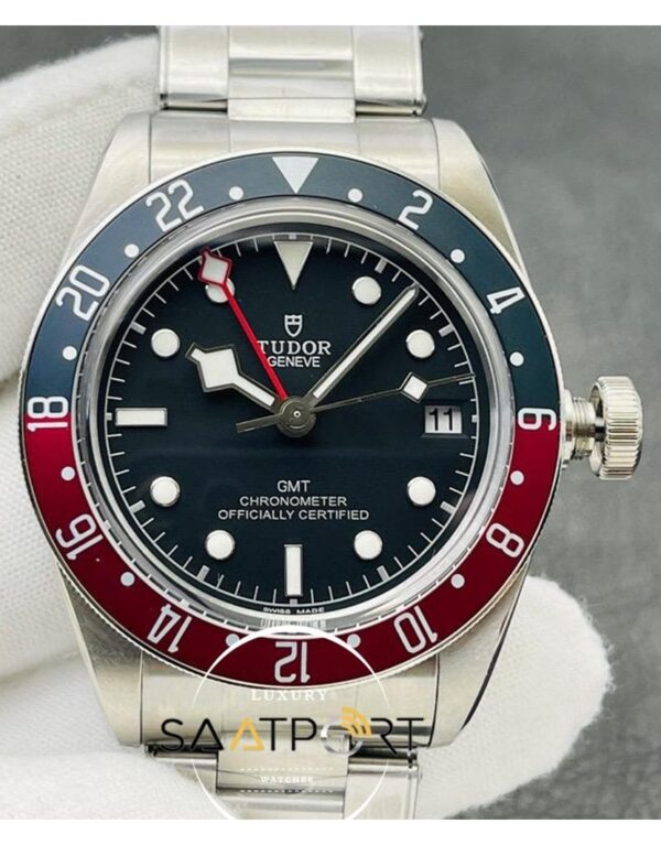 Tudor Heritage Black Bay GMT 79830RB Kırmızı Mavi Bezel Super Clone ETA