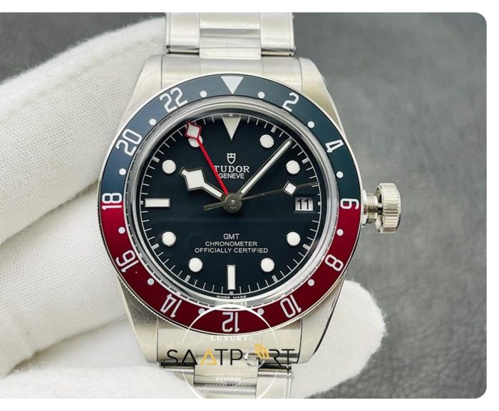 Tudor Heritage Black Bay GMT 79830RB Kırmızı Mavi Bezel Super Clone ETA