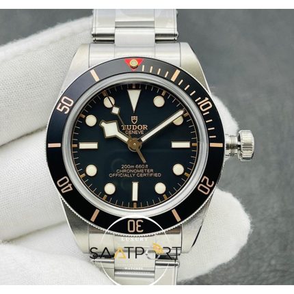 Tudor Heritage Black Bay M79030N Siyah Kadran Siyah Bezel Super Clone ETA