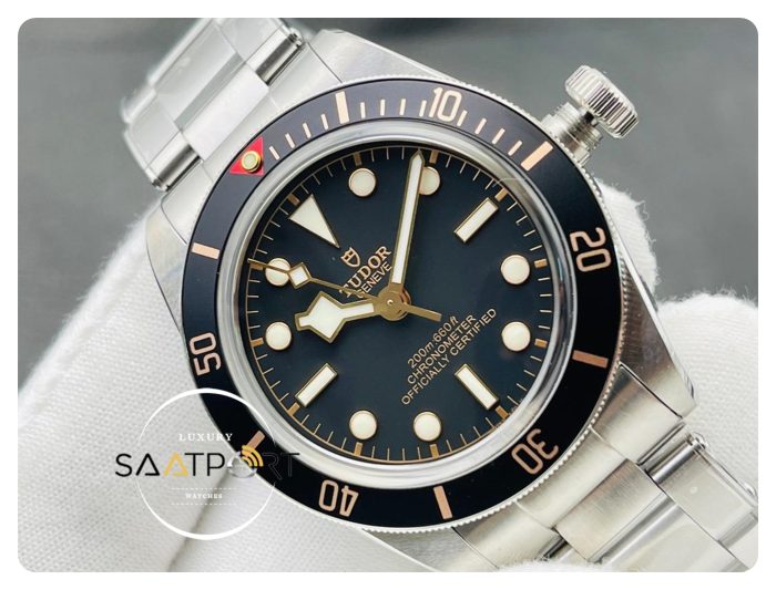 Tudor Heritage Black Bay M79030N Siyah Kadran Siyah Bezel Super Clone ETA