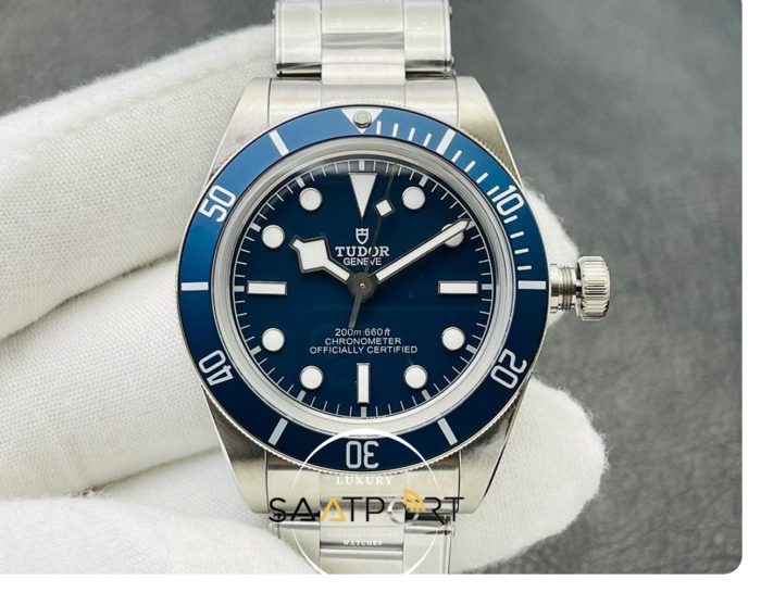 Tudor Heritage Black Bay M79230B Mavi Kadran Mavi Beezel Super Clone ETA