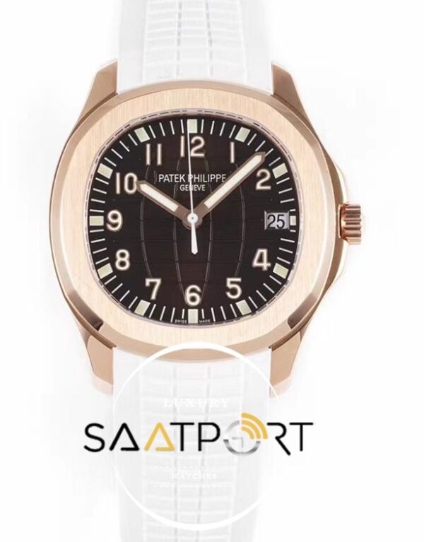 Patek Philippe Aquanaut 5167R Rose Çelik Kasa Siyah Kadran