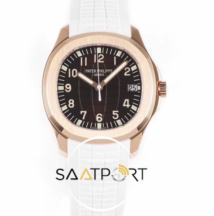 Patek Philippe Aquanaut 5167R Rose Çelik Kasa Siyah Kadran