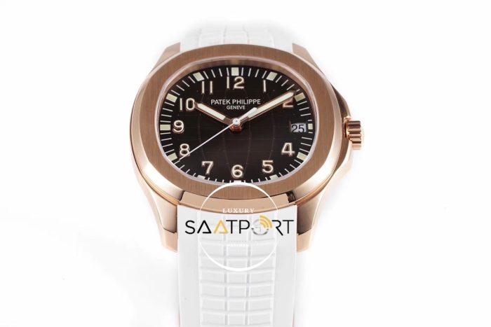 Patek Philippe Aquanaut 5167R Rose Çelik Kasa Siyah Kadran