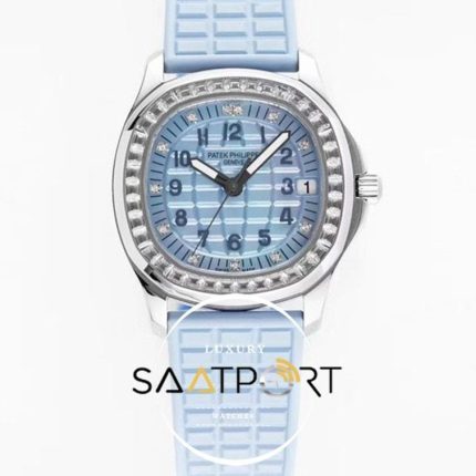 Patek Philippe Aquanaut Ladies 5072G-001 Taşlı Turkuaz Kadran