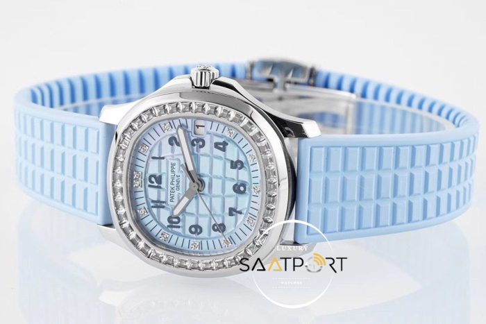 Patek Philippe Aquanaut Ladies 5072G-001 Taşlı Turkuaz Kadran