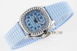 Patek Philippe Aquanaut Ladies 5072G-001 Taşlı Turkuaz Kadran