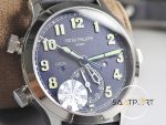 Patek Philippe Calatrava Pilot Travel Time 5524 Mavi Kadran ETA