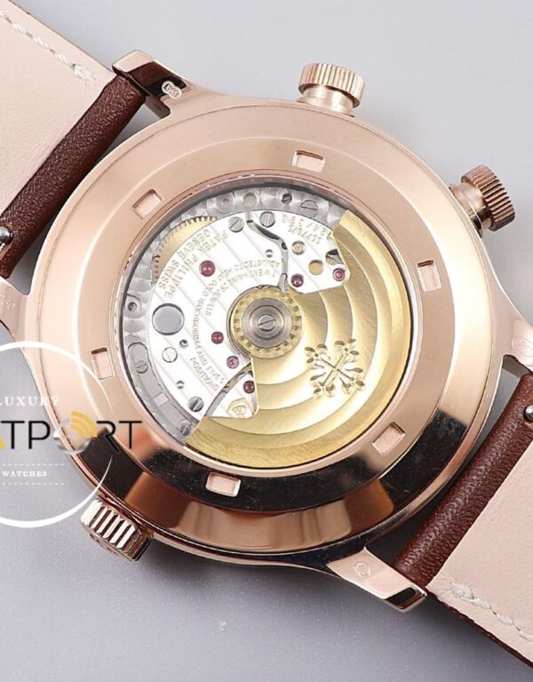 Patek Philippe Calatrava Pilot Travel Time 5524R Kahve Kadran ETA
