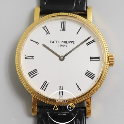 Patek Philippe 5120J Calatrava Romen Rakamlı Beyaz Kadran