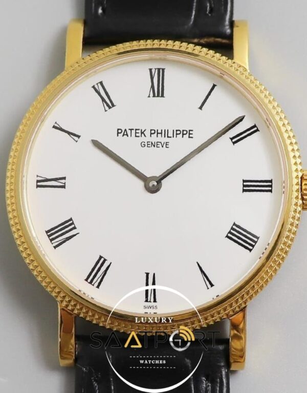 Patek Philippe 5120J Calatrava Romen Rakamlı Beyaz Kadran