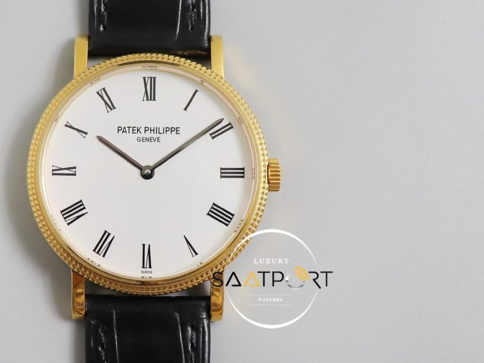 Patek Philippe 5120J Calatrava Romen Rakamlı Beyaz Kadran