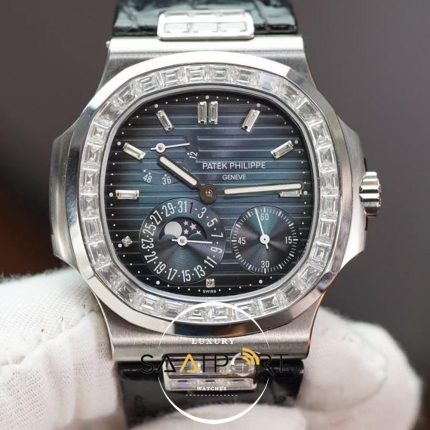 Patek Philippe Nautilus 5722G-001 Diamond Bezel