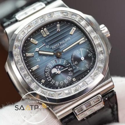 Patek Philippe Nautilus 5722G-001 Diamond Bezel
