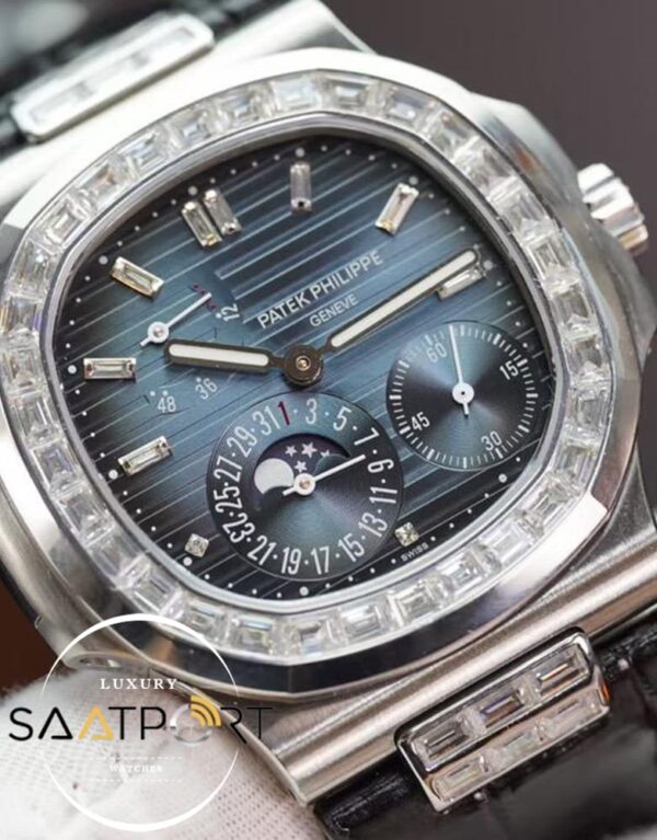 Patek Philippe Nautilus 5722G-001 Diamond Bezel