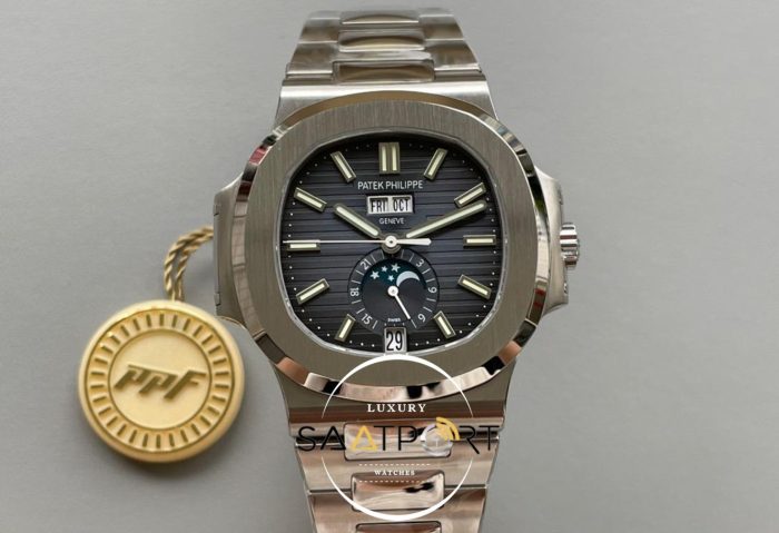 Patek Philippe Nautilus Annual Calendar 5726/1A-001 Siyah Kadran