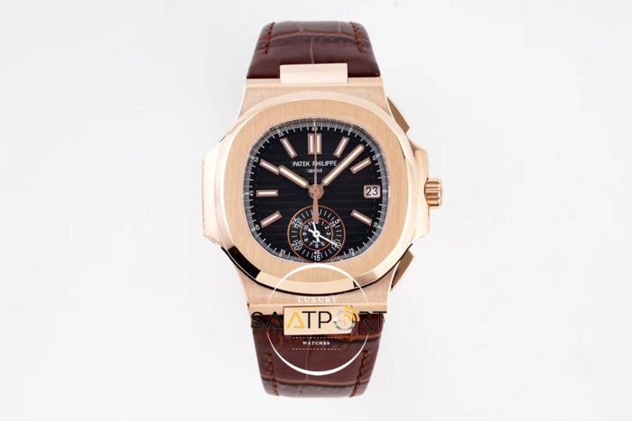 Patek Philippe Nautilus 5980R-001 Chronograph Date Rose Gold