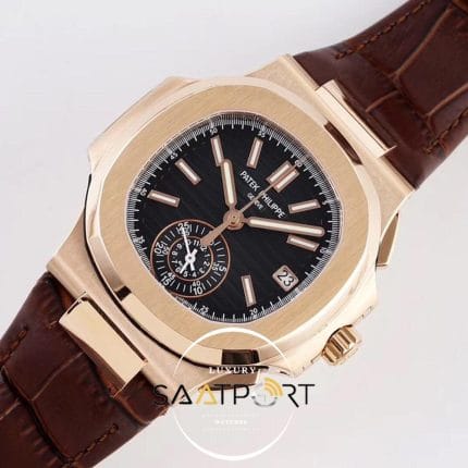 Patek Philippe Nautilus 5980R-001 Chronograph Date Rose Gold