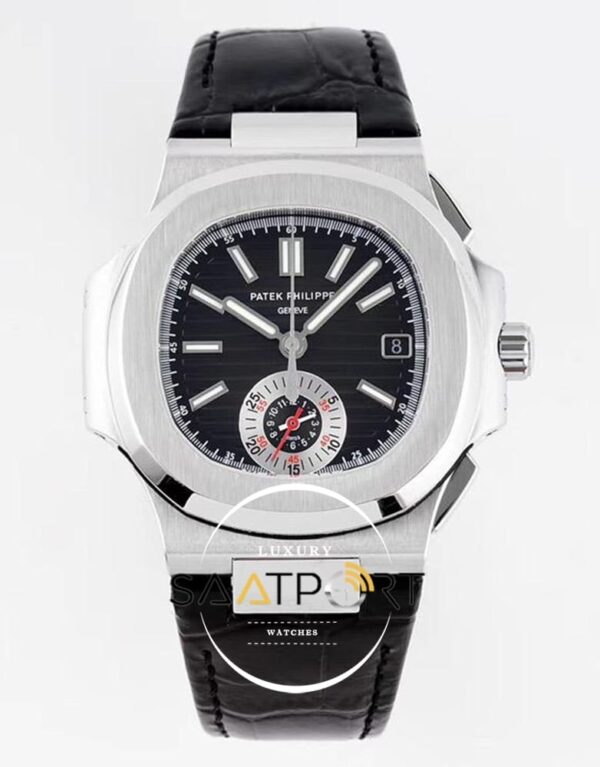 Patek Philippe Nautilus 5980/1A-019 Siyah Kadran 316F Paslanmaz Çelik