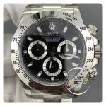 Rolex Daytona Cosmograph 116500LN Clean Factory Siyah Kadran Çelik Bezel Super Plus Clone ETA