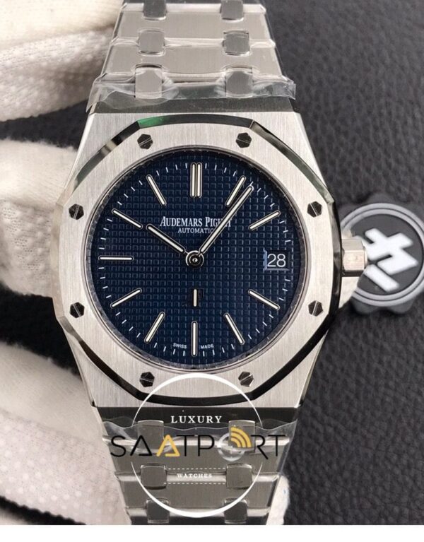 Audemars Piguet Royal Oak Ultra Thin 15202 Mavi Kadran ZF Factory Super Clone ETA