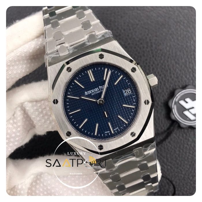 Audemars Piguet Royal Oak Ultra Thin 15202 Mavi Kadran ZF Factory Super Clone ETA