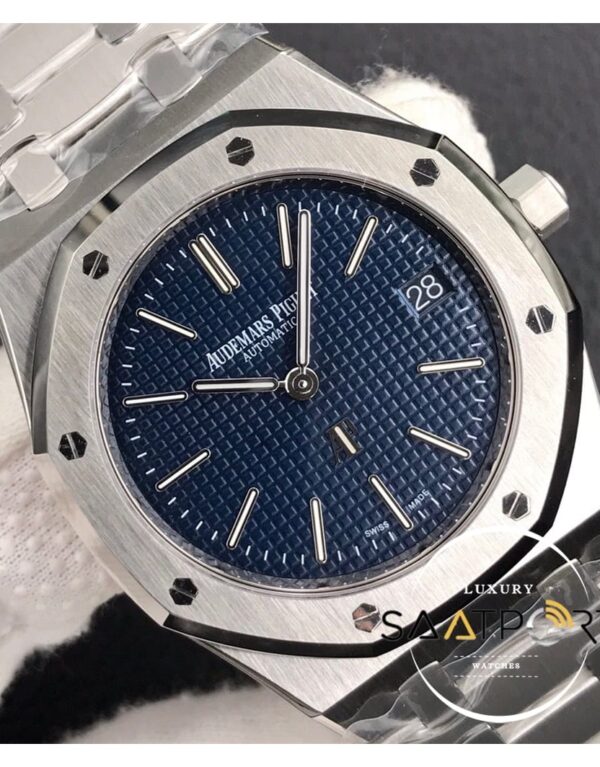 Audemars Piguet Royal Oak Ultra Thin 15202 Mavi Kadran ZF Factory Super Clone ETA