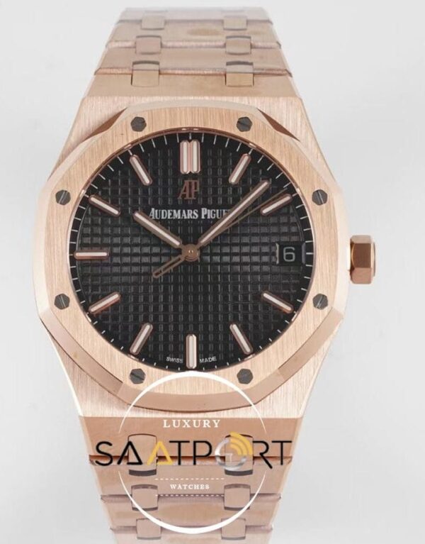 ZF Factory Audemars Piguet Royal Oak 15500 V2 18K Altın Kaplama Super Clone ETA