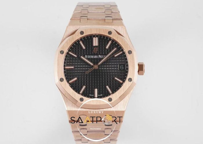 ZF Factory Audemars Piguet Royal Oak 15500 V2 18K Altın Kaplama Super Clone ETA