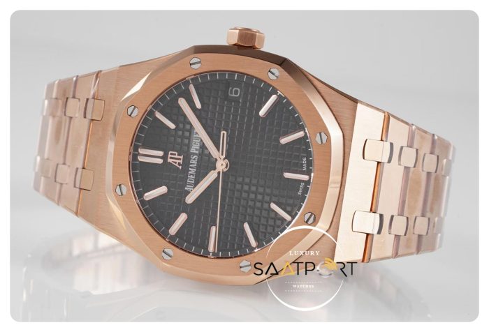 ZF Factory Audemars Piguet Royal Oak 15500 V2 18K Altın Kaplama Super Clone ETA