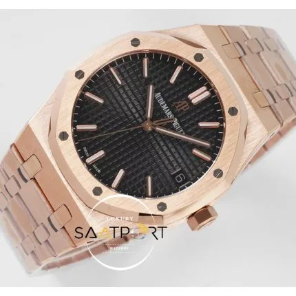 ZF Factory Audemars Piguet Royal Oak 15500 V2 18K Altın Kaplama Super Clone ETA
