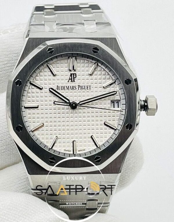 ZF Factory Audemars Piguet Royal Oak 15500 V2 Beyaz Kadran Super Clone ETA