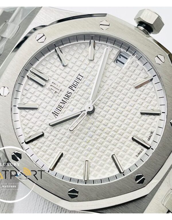 ZF Factory Audemars Piguet Royal Oak 15500 V2 Beyaz Kadran Super Clone ETA