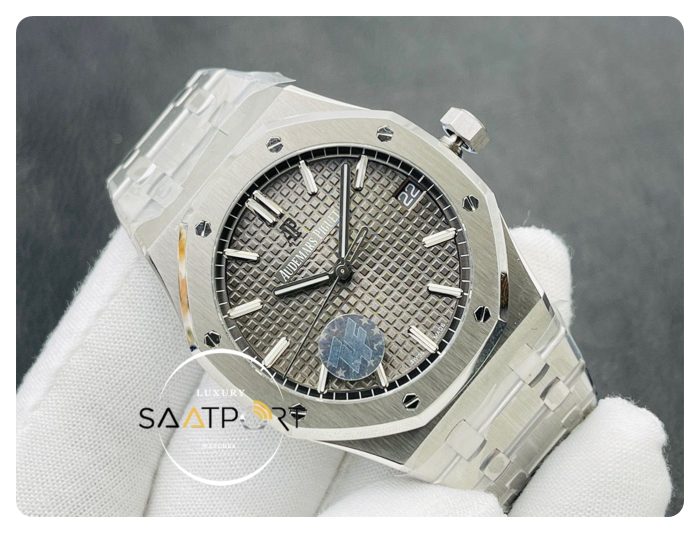 ZF Factory Audemars Piguet Royal Oak 15500 V2 Gri Kadran Super Clone ETA