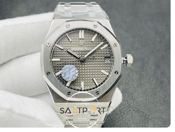 ZF Factory Audemars Piguet Royal Oak 15500 V2 Gri Kadran Super Clone ETA