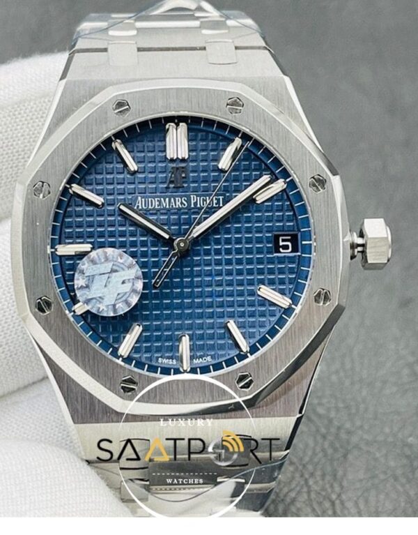 ZF Factory Audemars Piguet Royal Oak 15500 V2 Mavi Kadran Super Clone ETA