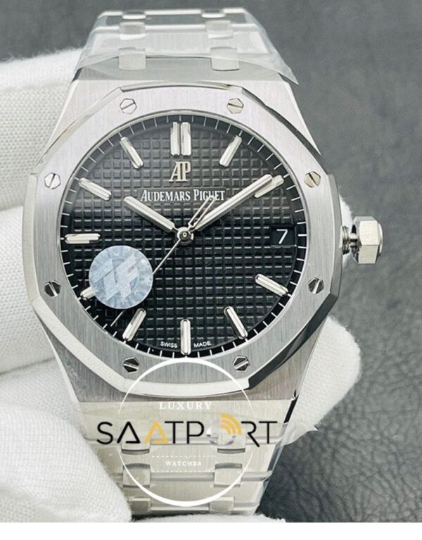 ZF Factory Audemars Piguet Royal Oak 15500 V2 Siyah Kadran Super Clone ETA