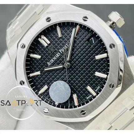 ZF Factory Audemars Piguet Royal Oak 15500 V2 Siyah Kadran Super Clone ETA