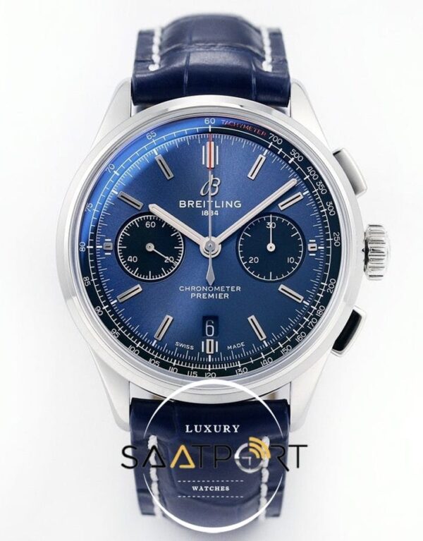 Breitling Premier B01 Chronograph 42mm Ref. AB0118 Mavi Kadran ETA