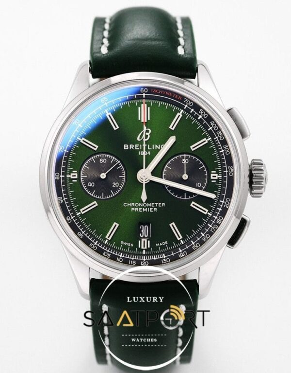 Breitling Premier B01 Chronograph 42mm Ref. AB0118 Yeşil Kadran ETA