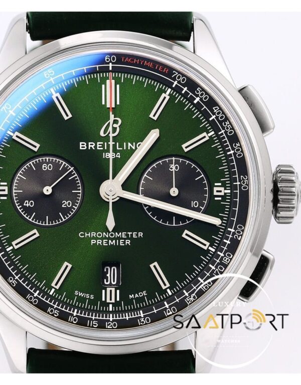 Breitling Premier B01 Chronograph 42mm Ref. AB0118 Yeşil Kadran ETA