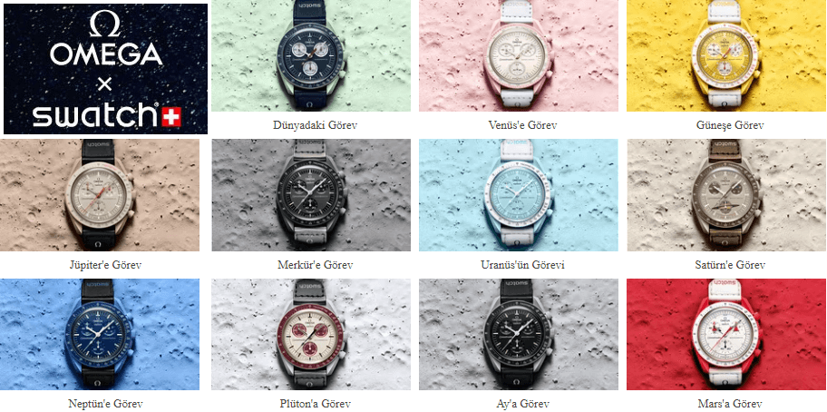 Omega Swatch Bioceramic Moonwatch Koleksiyonu İki Saat Ustasından Ortak Çalışması